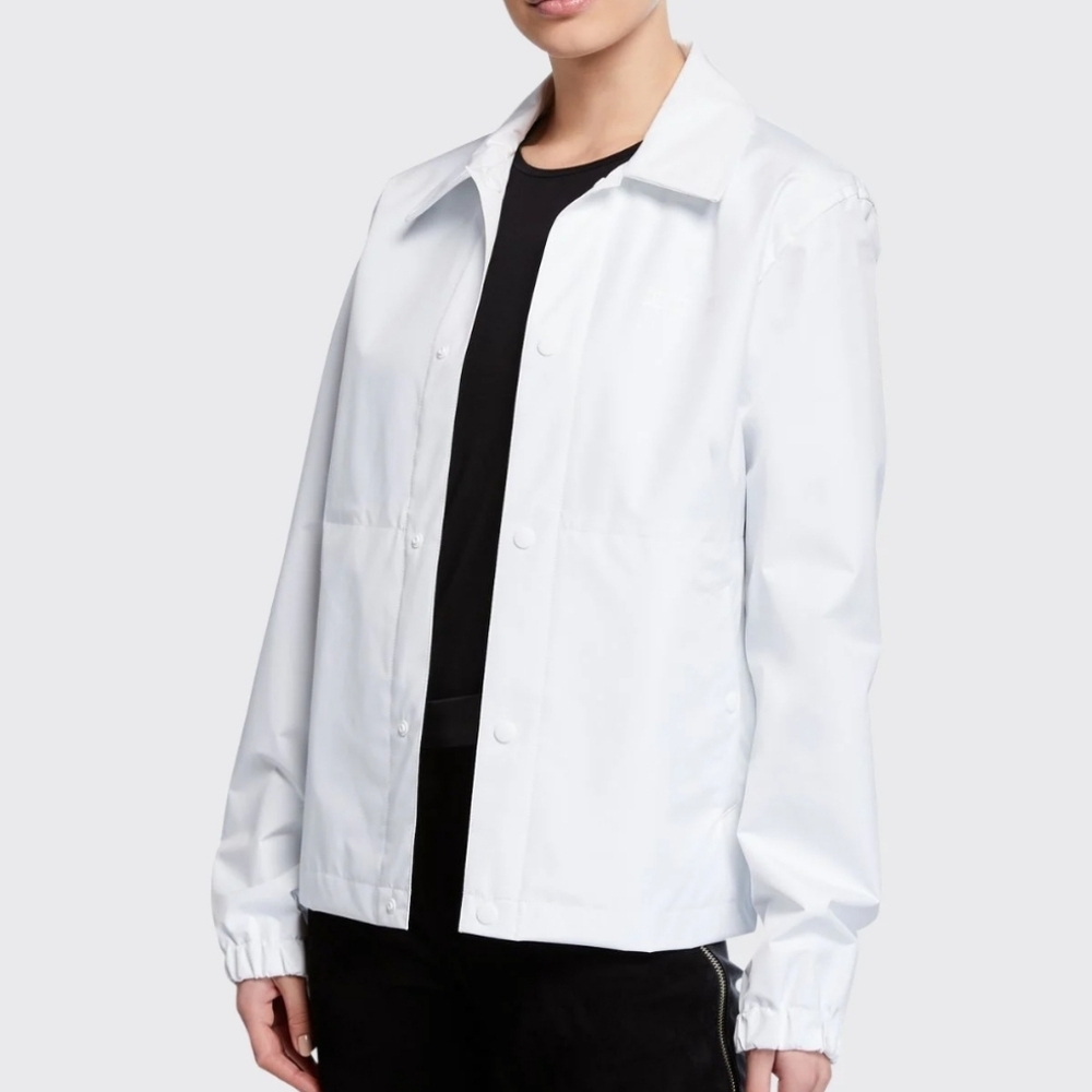 Helmut Lang X Parley Nylon Women's Crisp White‎ Rain Jacket L NWOT
